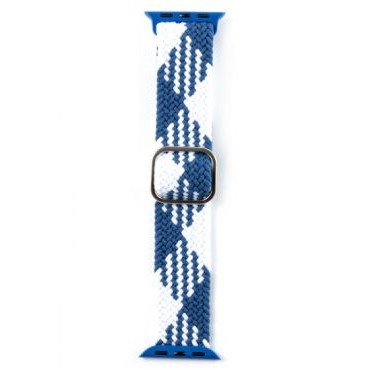 Ремешок цветной XO с пряжкой BT06A 38/40/41mm iWatch Band Blue White