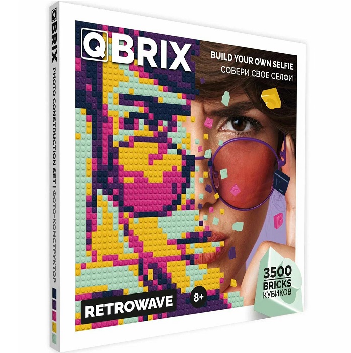 Фото-конструктор Qbrix RETROWAVE 44,5×44×2,5