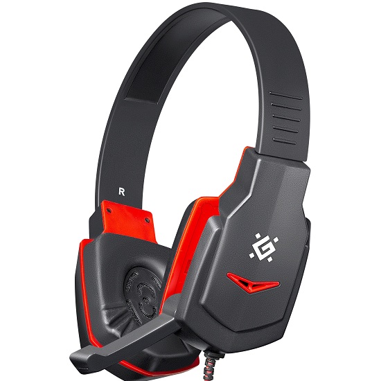 Наушники DEFENDER Warhead G-320 черный/красный