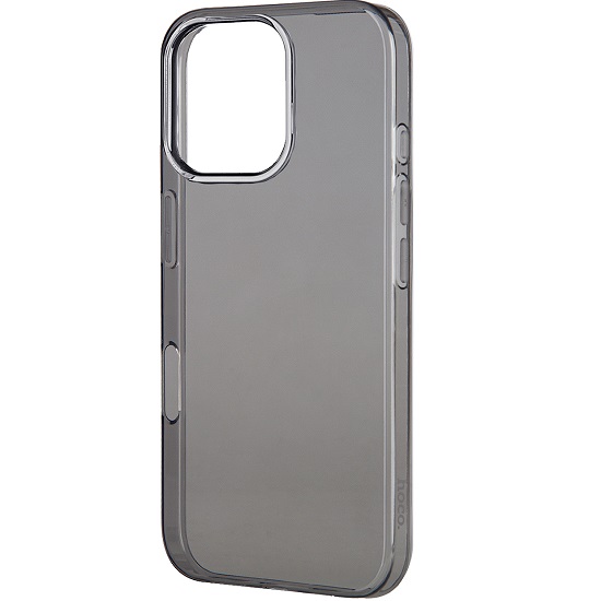 Силиконовый чехол HOCO для iPhone 16 Pro Max Light Series TPU black