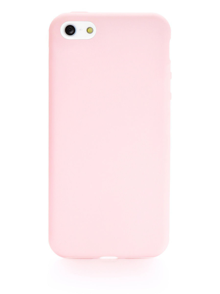 Задняя накладка ZIBELINO Soft Case для Apple IPhone 5/SE (светло-розовый)