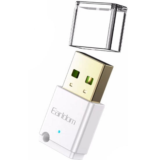 Адаптер Bluetooth EARLDOM ET-BR08, белый