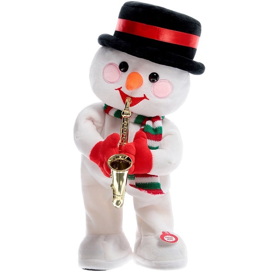 Интерактивная игрушка Снеговик «С Новым годом», звук, танцует