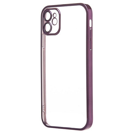 Задняя накладка PC073 для iPhone 11 (violet) (213780) с закрытой камерой