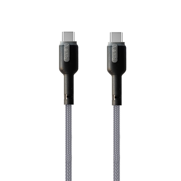 Кабель Type-C <--> Type-C  1.0м FAISON K-159 Omega, чёрный