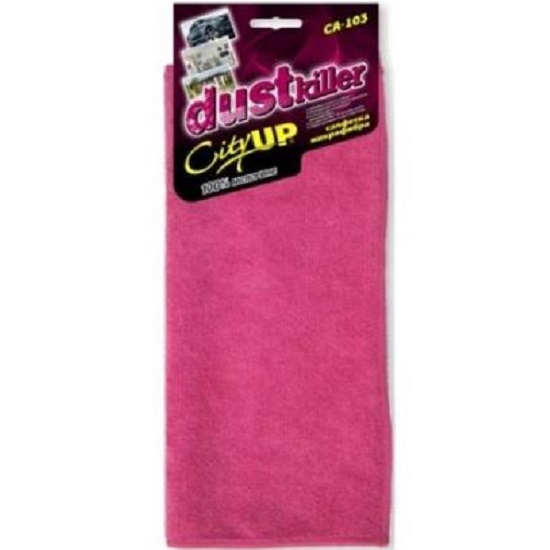 Салфетка микрофибра CityUP СA-103  (1 шт 35/40 см) Dust Killer  (370 мг)