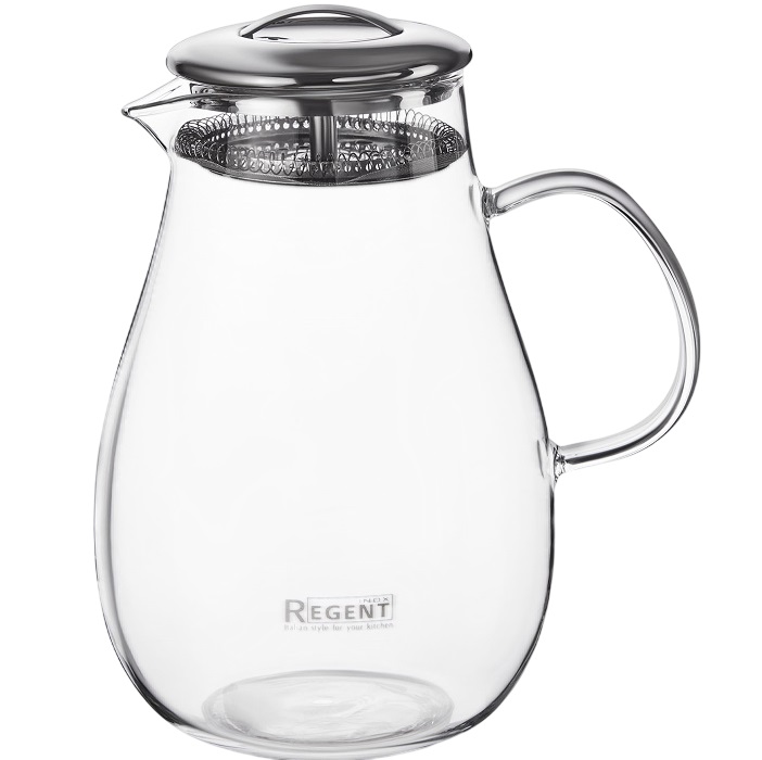 Кувшин для воды 1,8л REGENT Linea FRANCO 93-FR-BR-11-1800 с фильтр-ситечком
