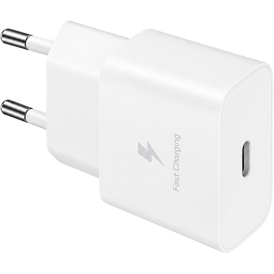 Сетевое ЗУ 1Type-C Samsung EP-T2510XWEGEU белый, кабель Type-C, 25W