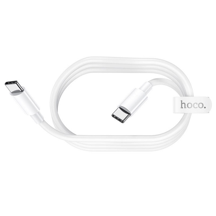 Кабель Type-C <--> Type-C  2.0м HOCO X51 белый, 100W