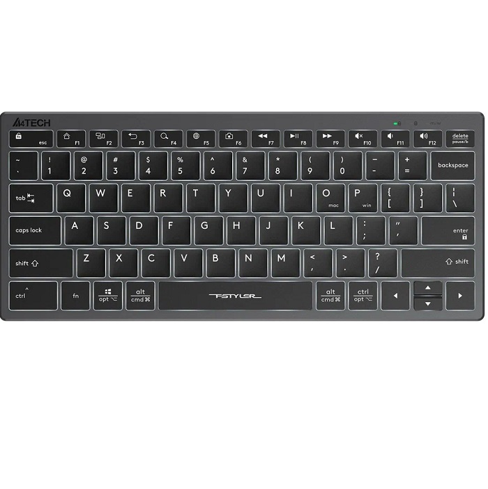 Клавиатура A4TECH Fstyler FX61, серый