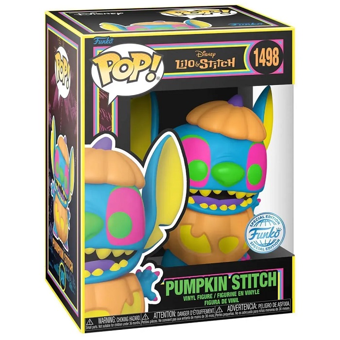 Фигурка Funko POP! Disney Lilo & Stitch Pumpkin Stitch (BLKLT) (Exc) (1498) 81969