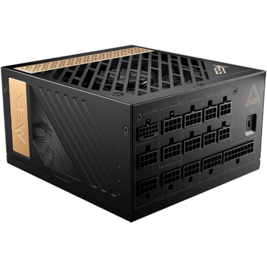 Блок питания 1300W MEG Ai1300P PCIE5, 80+ Platinum, ATX, модульный