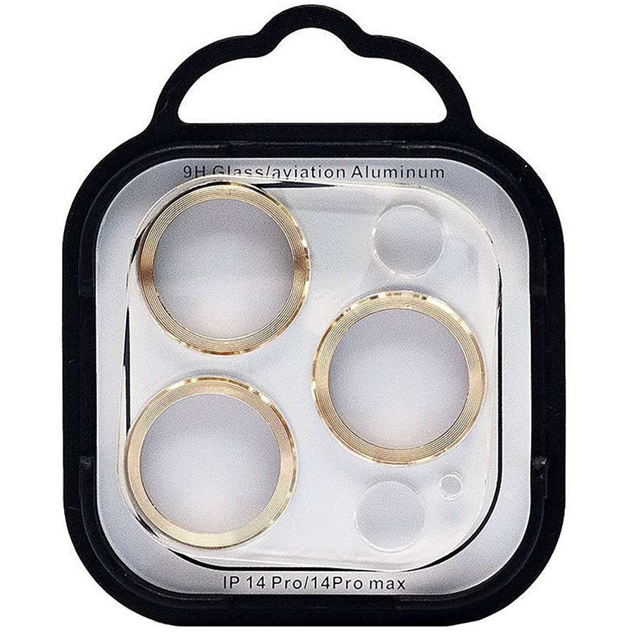 Противоударное стекло для камеры СG05 для iPhone 14 Pro/14 Pro Max (gold)