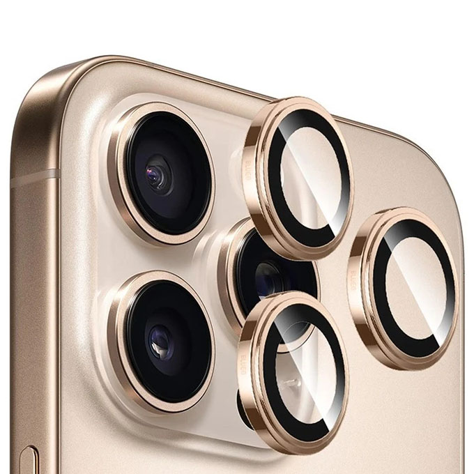 Противоударное стекло для камеры REMAX для iPhone 16 Pro/16 Pro Max Golden, GL-27