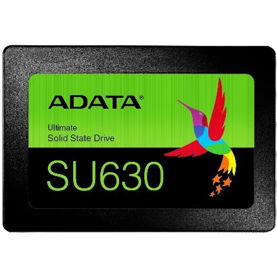 Накопитель SSD 2.5" 240Gb ADATA SU630SS Client SSD ASU630SS-240GQ-R SATA 6Gb/s, 520/450, IOPS 30/65K, MTBF 1.5M, 3D QLC, 50TBW, RTL
