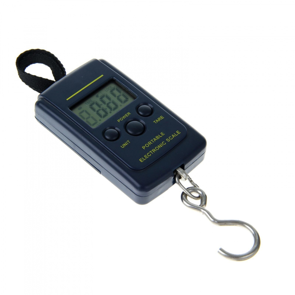 Весы LuazON LV-403 электронные портативные , до 40 кг, чёрные 1146998