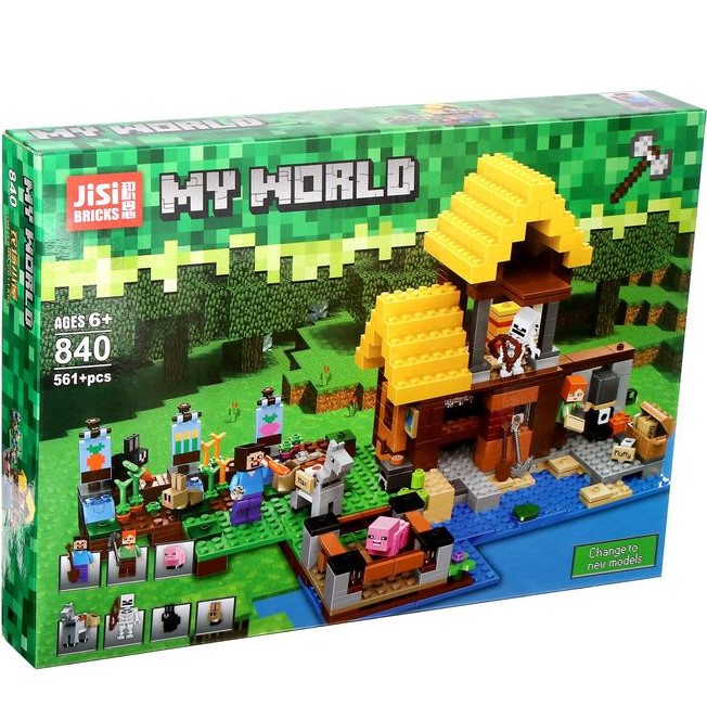 Конструктор Мой мир «Фермерский домик», 561 деталь