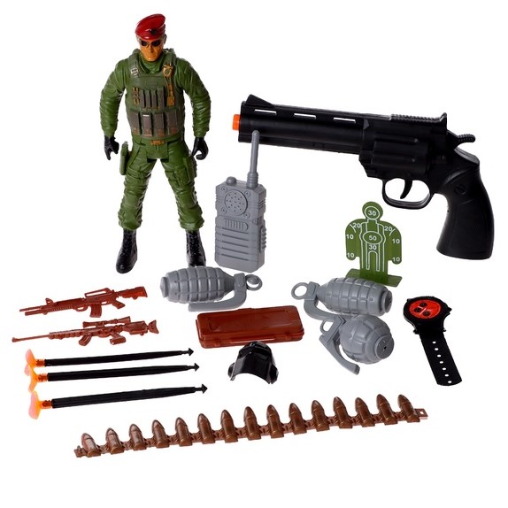 Набор военного «Альфа», цвет МИКС 9923194