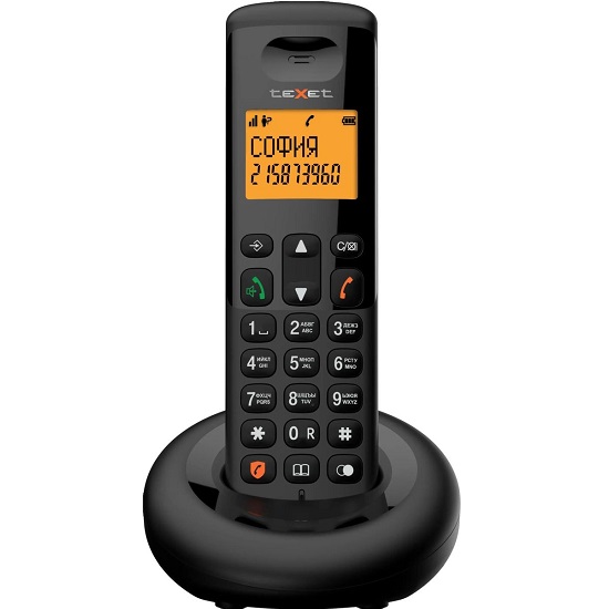 Радиотелефон TEXET TX-D4905A черный