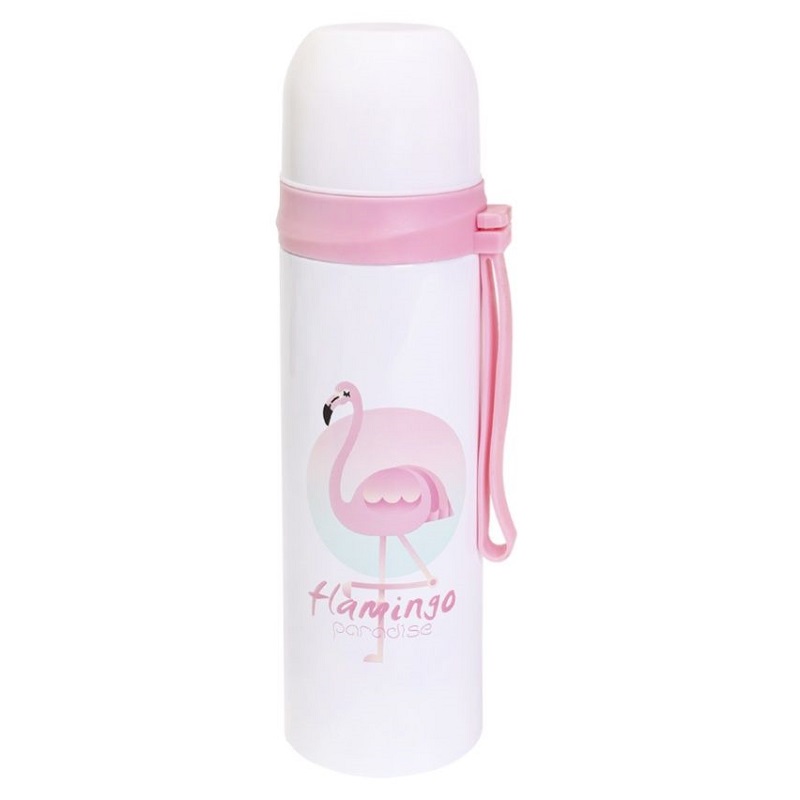 Термос TAKE IT EASY "Фламинго" 500 мл, сохраняет тепло 12 ч, микс 2969316