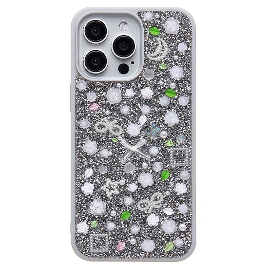 Задняя накладка PC097 POSH SHINE для iPhone 15 Pro Max (white) (237453)