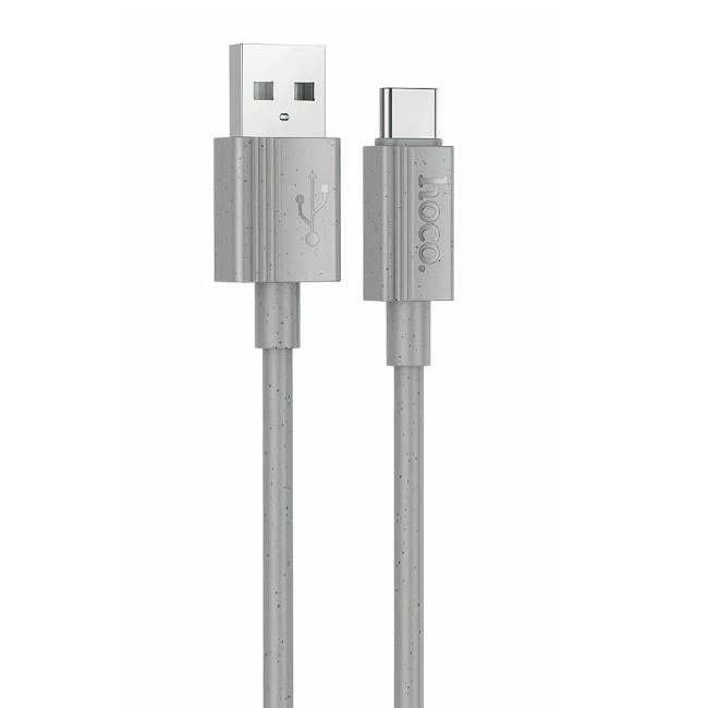 Кабель USB <--> Lightning  1.0м HOCO X107 Favor, серый