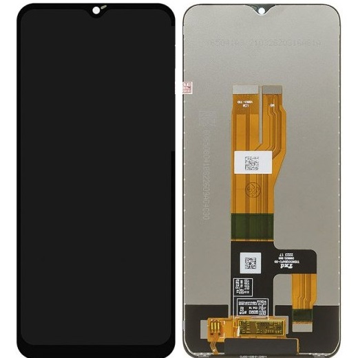 Дисплей для Realme C30/C33/Narzo 50i Prime + тачскрин (черный) (100% LCD)