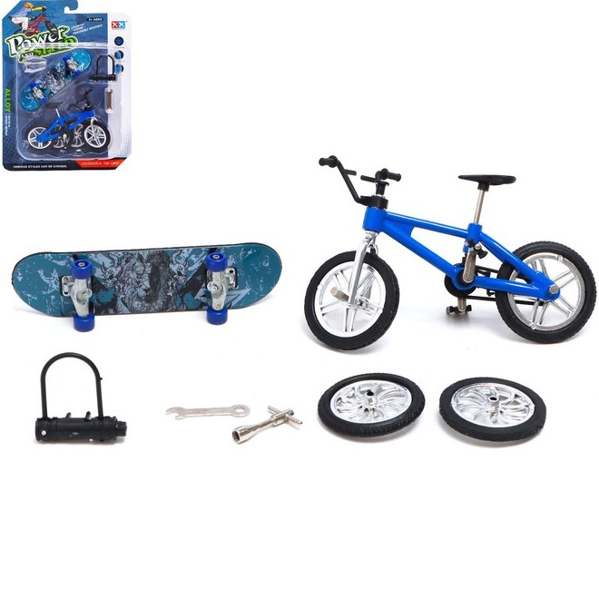 Набор пальчиковых игрушек «Скорость», фингербайк, фингерборд, цвет МИКС