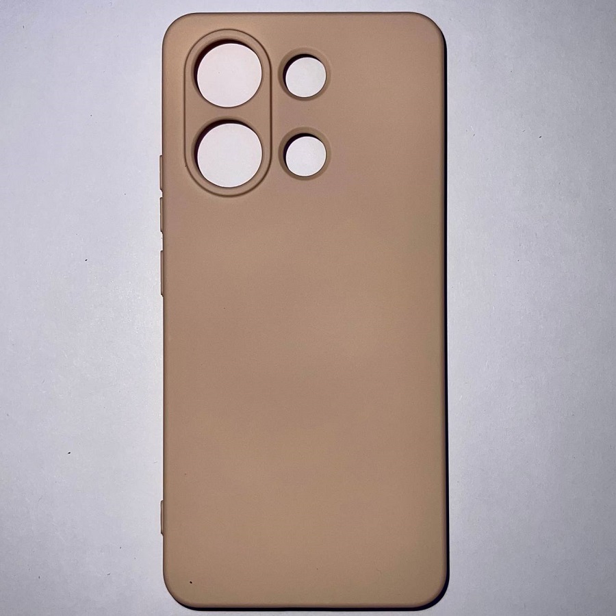 Задняя накладка ZIBELINO Soft Case для Xiaomi Redmi Note 13 4G (розовый песок)