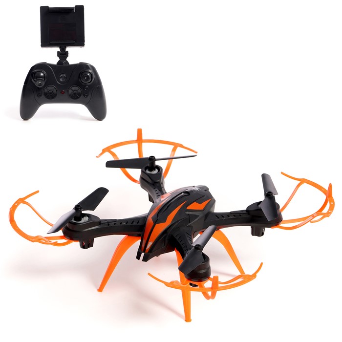 Квадрокоптер LH-X15WF, камера, передача изображения на смартфон, Wi-FI, цвет чёрно-оранжевый
