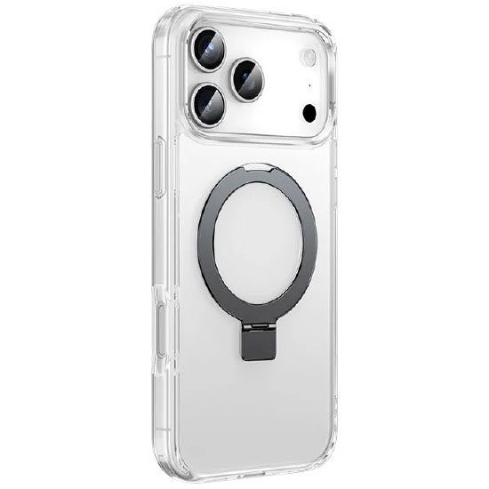 Задняя накладка KEEPHONE MAGICO MagSafe Case с кольцом для iPhone 17 Pro Max (Clear)