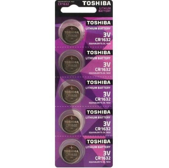 Элемент питания TOSHIBA CR1632 BL-5 (5/100/12000)