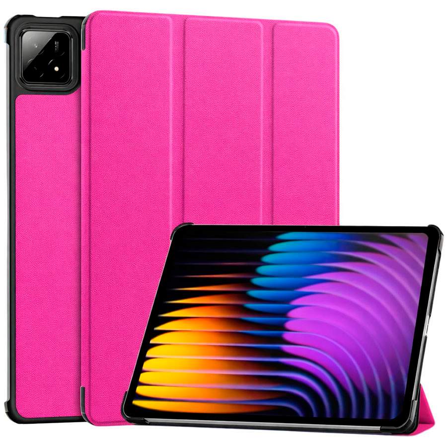 Чехол футляр-книга VANDA для Xiaomi Pad 7/7 Pro/Pad 8/Pad 8 Pro (фиолетовый)