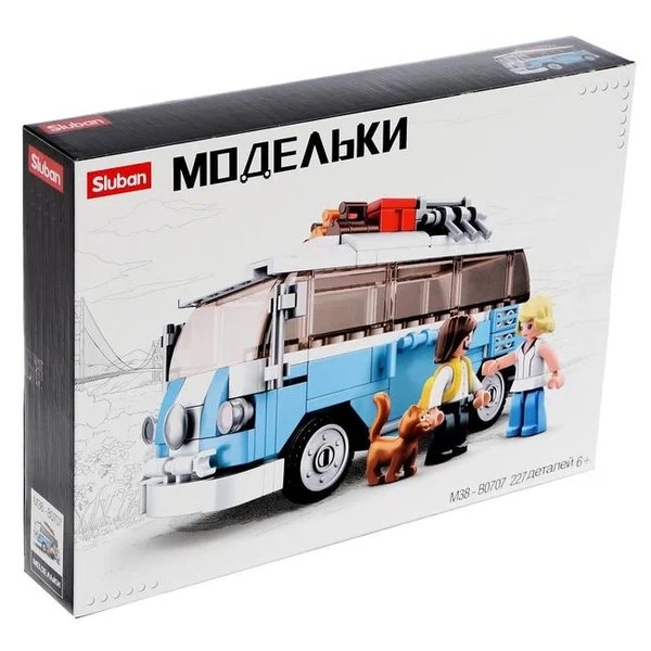 Конструктор SLUBAN "Модели машин" (227 дет) 38-0707