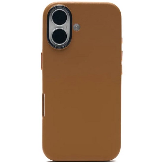 Задняя накладка KZDOO Noble Collection для iPhone 16 Brown
