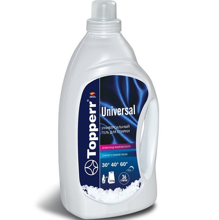 Гель-концентрат для стирки TOPPERR Universal A1618 (3), 3000 мл