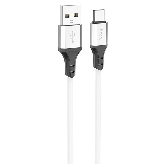 Кабель USB <--> Type-C  1.0м HOCO X86 3A, белый