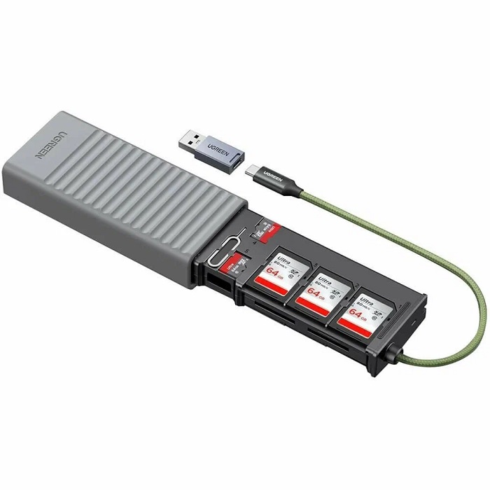 Картридер UGREEN CM856 (55899) серый