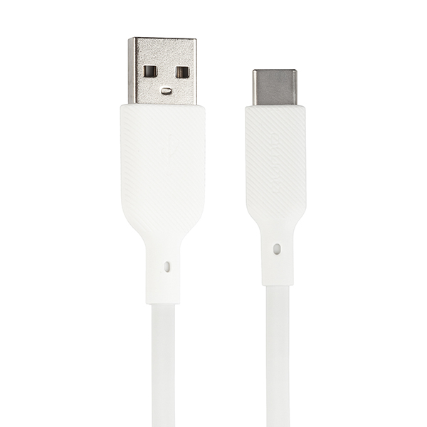 Кабель USB <--> Type-C  1.0м QUMO белый, 18W (32958)