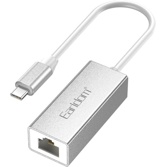 Переходник Type-C <--< RJ45 EARLDOM ET-NW5C