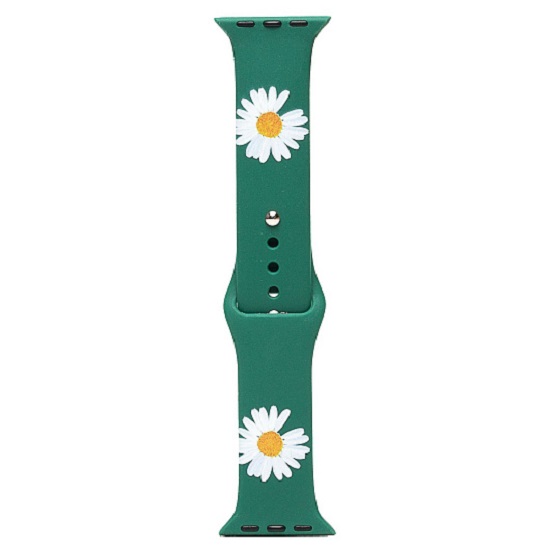 Силиконовый ремешок ApW01 для Apple Watch 42/44/45/49mm (001) (green)