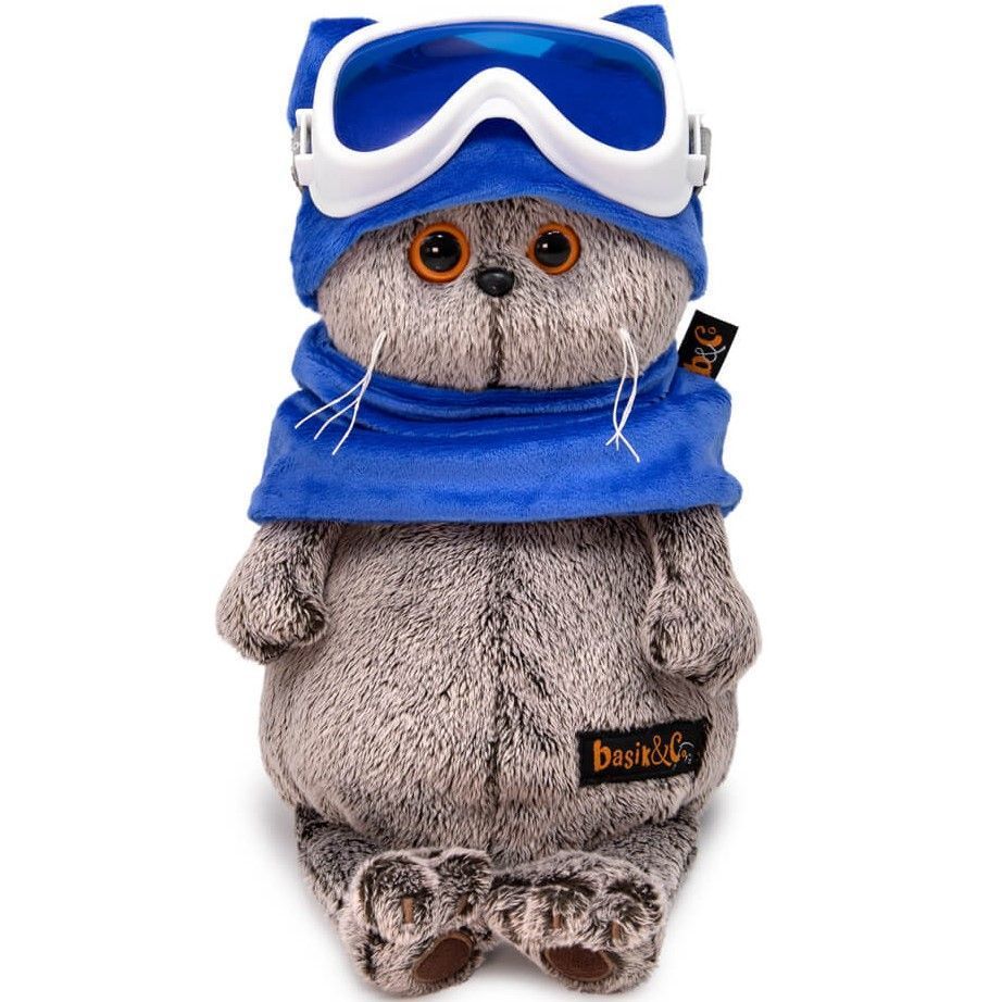 Мягкая игрушка Басик в горнолыжных очках , 30 см (Ks30-239)