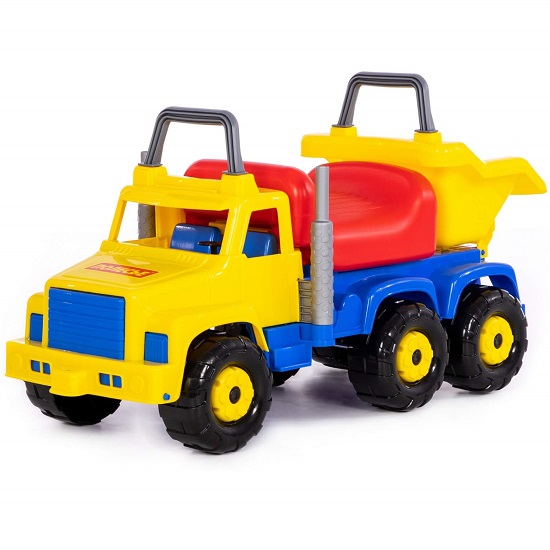 Автомобиль-каталка "Супергигант-2" (жёлто-красный) 24590