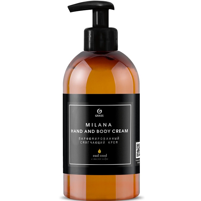 Парфюмированный смягчающий крем GRASS Milana Hand and Body Cream Oud Rood