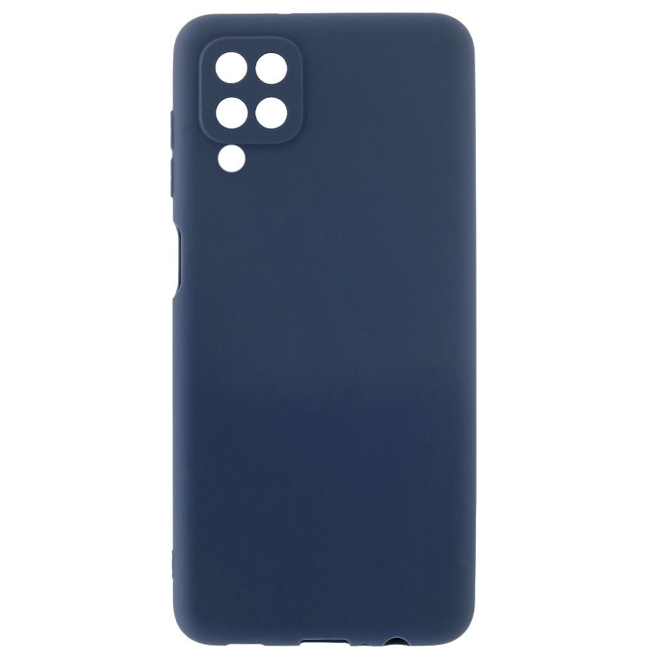 Задняя накладка ZIBELINO Soft Matte для Samsung Galaxy A22 (синий) защита камеры
