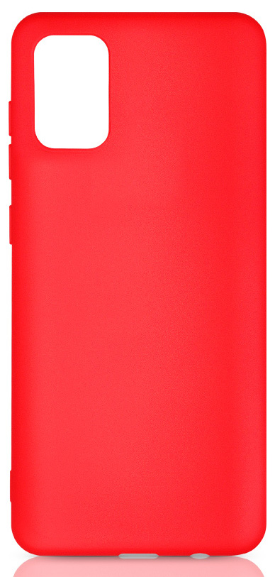 Силиконовый чехол DF Samsung Galaxy A02s DF sOriginal-21 (red) с микрофиброй