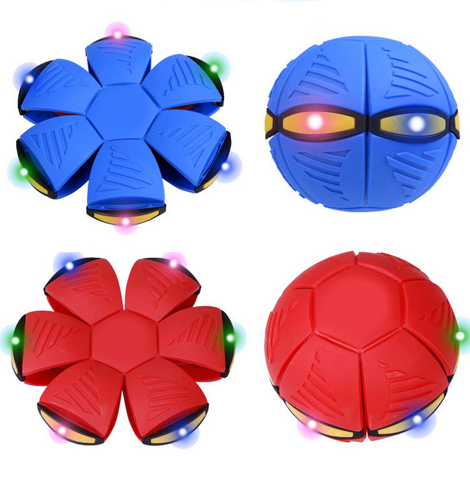 Мяч Фризби - Флэт Болл - Светящийся Синий