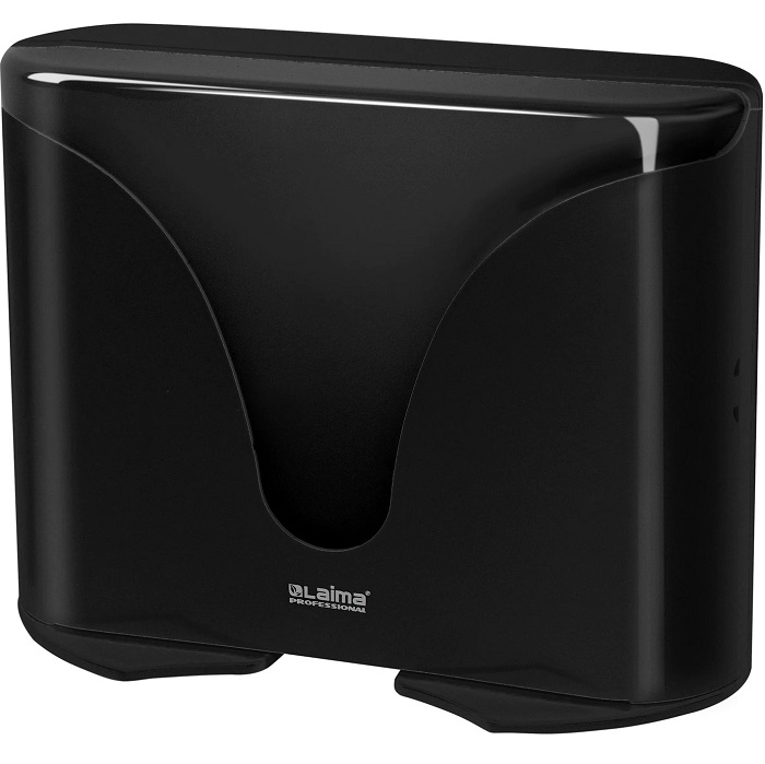 Диспенсер для полотенец EXTRA LAIMA PROFESSIONAL,(Система H2), Z-сложения, черный, 609473