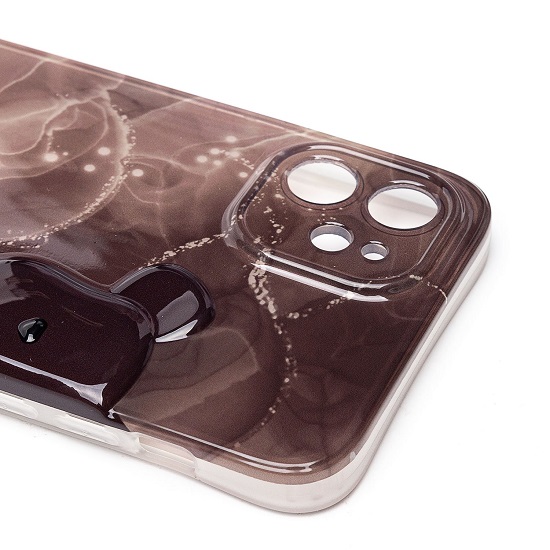 Задняя накладка SC332 для iPhone 12 (bordo)