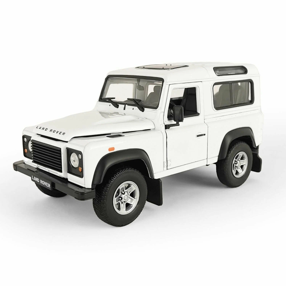 Машинка WELLY 1:24 Land Rover Defender I, белый